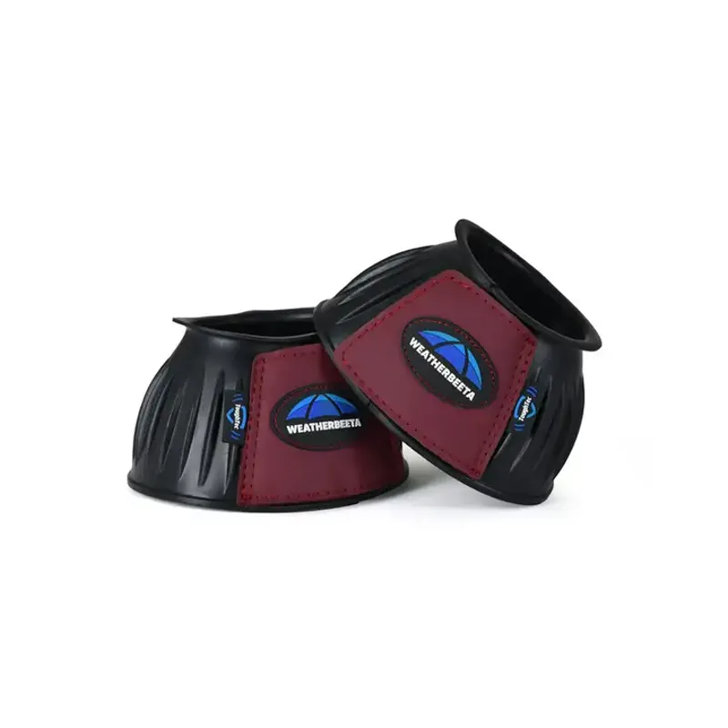 WeatherBeeta Tough-Tec Prime Rubber Bell Boots - Black/Burgundy