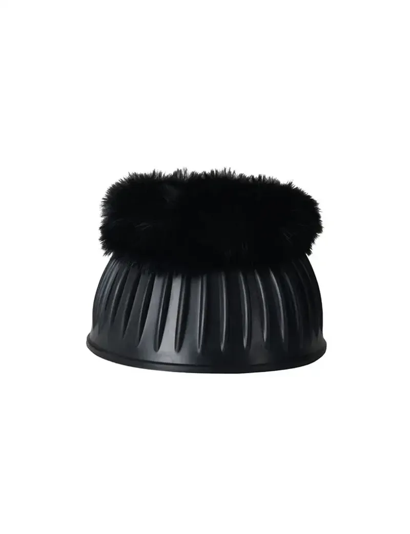 WeatherBeeta Tough-Tec Prime Fleece Trim Rubber Bell Boots - Black/Cobalt-4