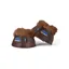 WeatherBeeta Tough-Tec Prime Fleece Trim Rubber Bell Boots - Brown/Brown