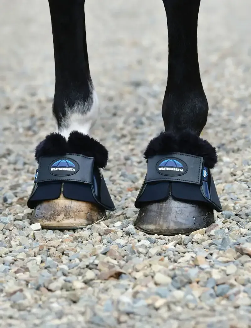 WeatherBeeta Tough-Tec Fleece Trim Bell Boots - Black-6