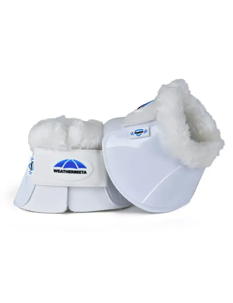 WeatherBeeta Tough-Tec Fleece Trim Bell Boots - White