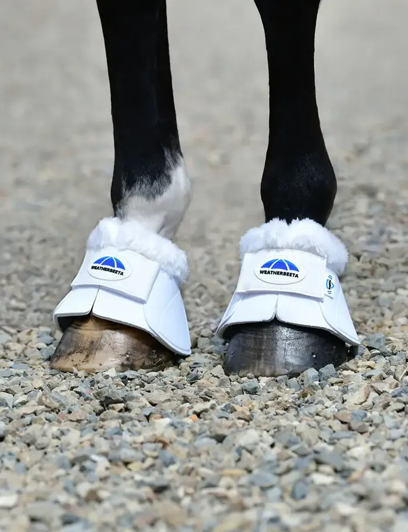 WeatherBeeta Tough-Tec Fleece Trim Bell Boots - White-7