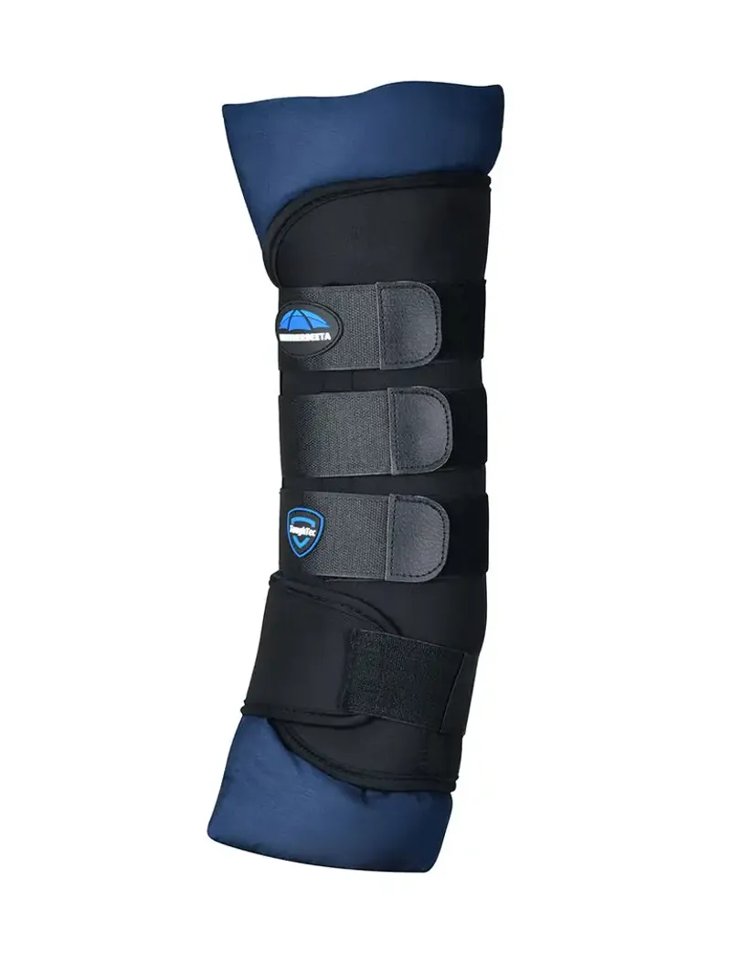 WeatherBeeta Tough-Tec Stable Boot Wraps - Black/Navy-1