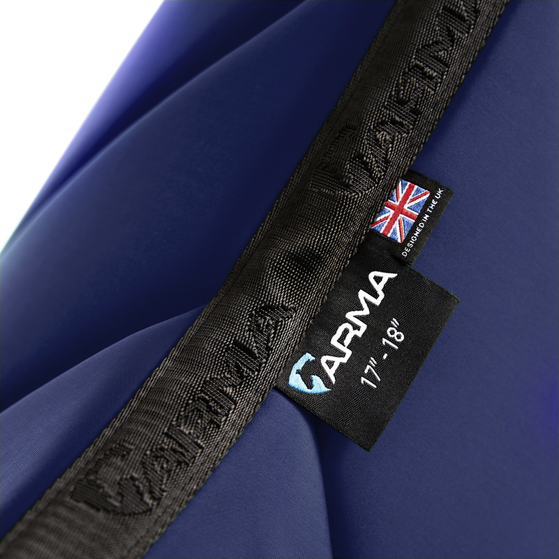 Shires Arma Eltar Euro Cut Saddlecloth - Navy-3