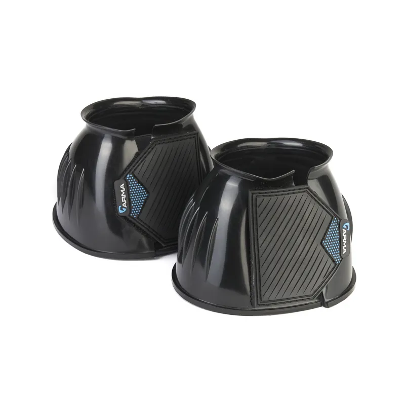 Shires ARMA Gloss Over Reach Boots - Black