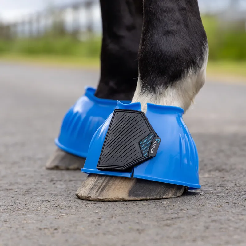Shires ARMA Gloss Over Reach Boots - Blue-1