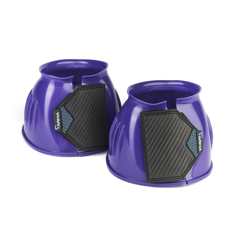 Shires ARMA Gloss Over Reach Boots - Purple