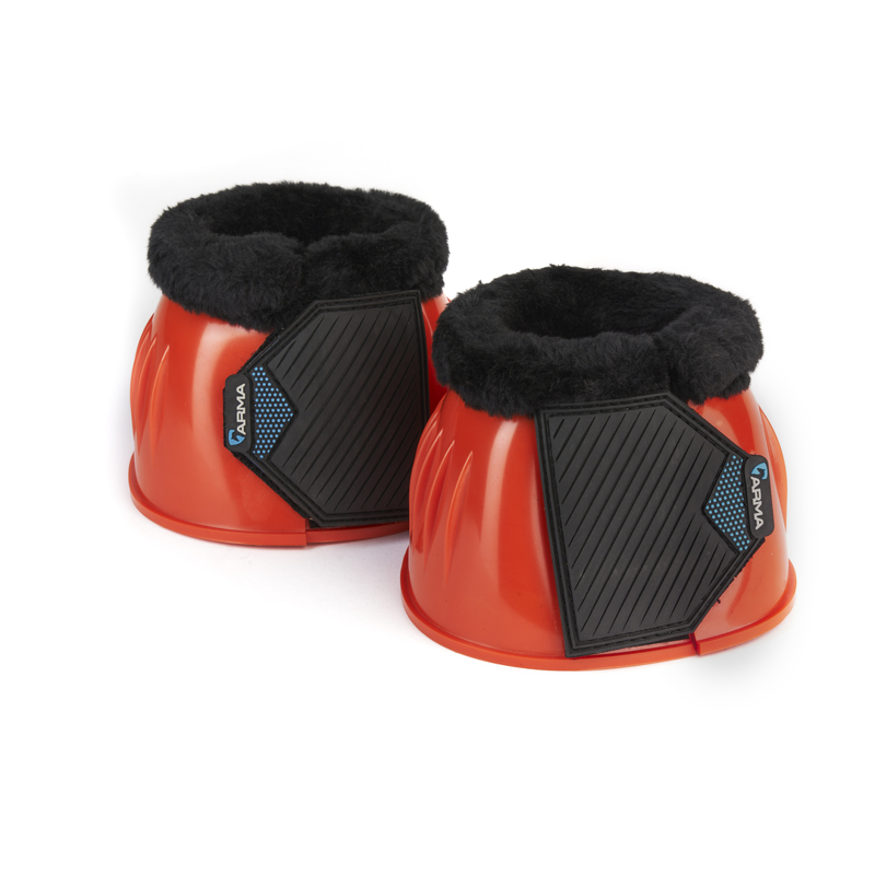Shires ARMA Comfort Gloss Over Reach Boots - Orange