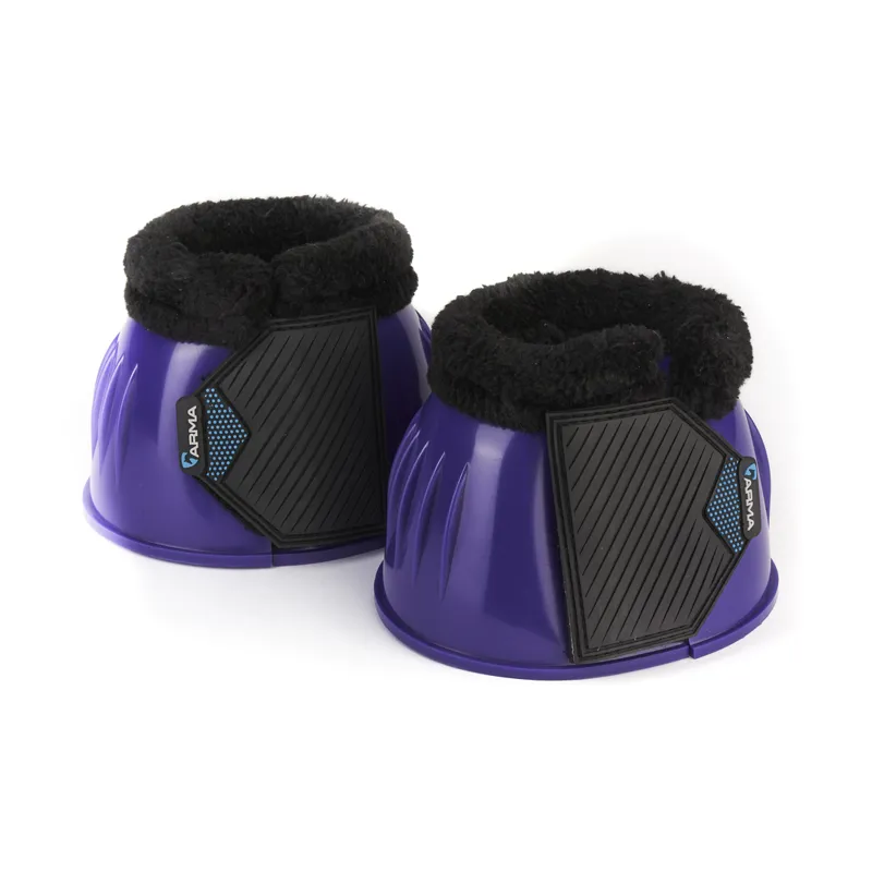 Shires ARMA Comfort Gloss Over Reach Boots - Purple