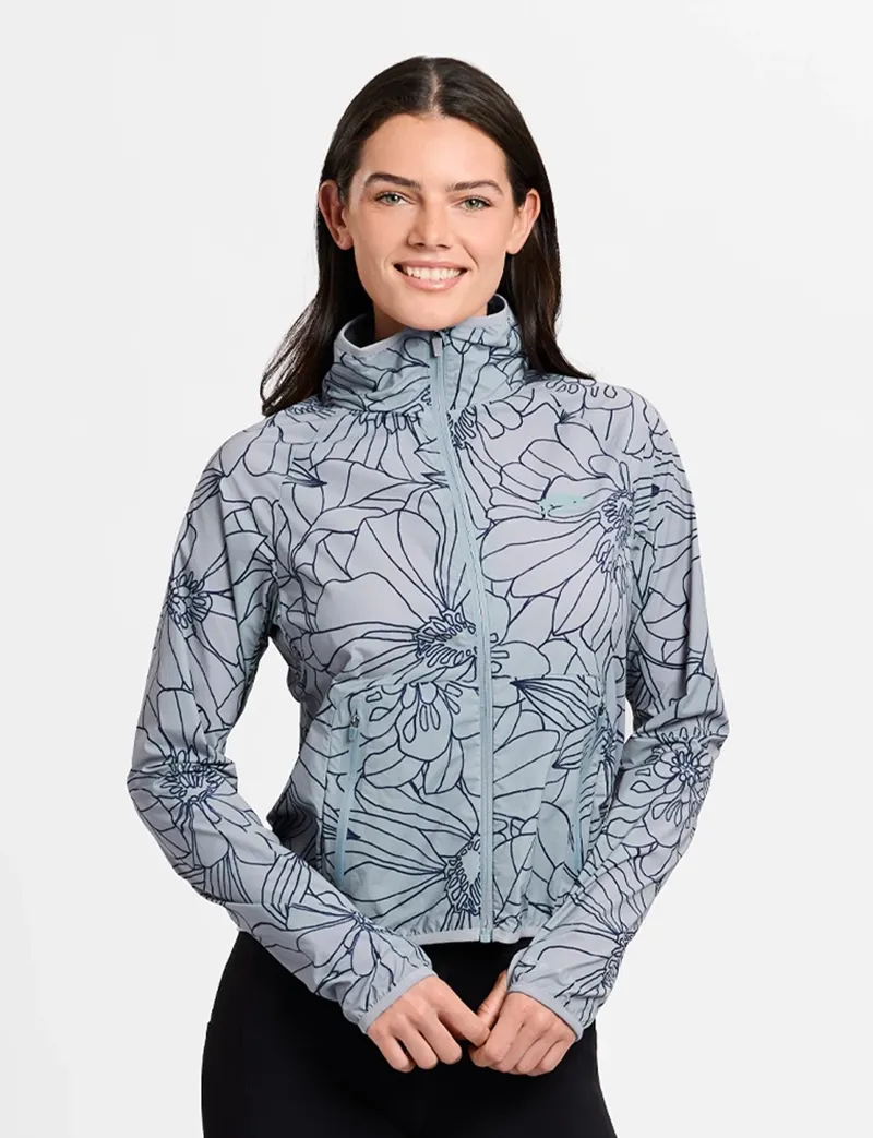 WeatherBeeta Lightweight UV Jacket - Bluestone/In Bloom Ladies