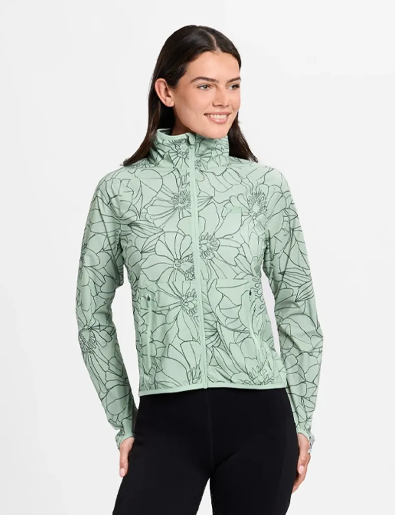 WeatherBeeta Lightweight UV Jacket - Soft Sage/In Bloom Ladies