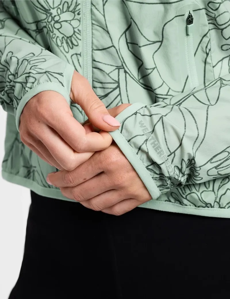 WeatherBeeta Lightweight UV Jacket - Soft Sage/In Bloom Ladies-4