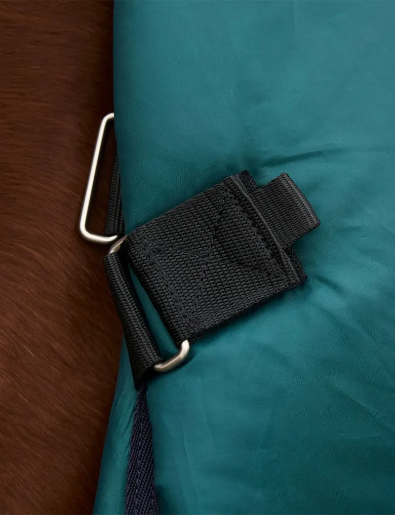 WeatherBeeta ComFiTec Plus Dynamic 360g Turnout Detach-A-Neck - Forest Green/Navy-5