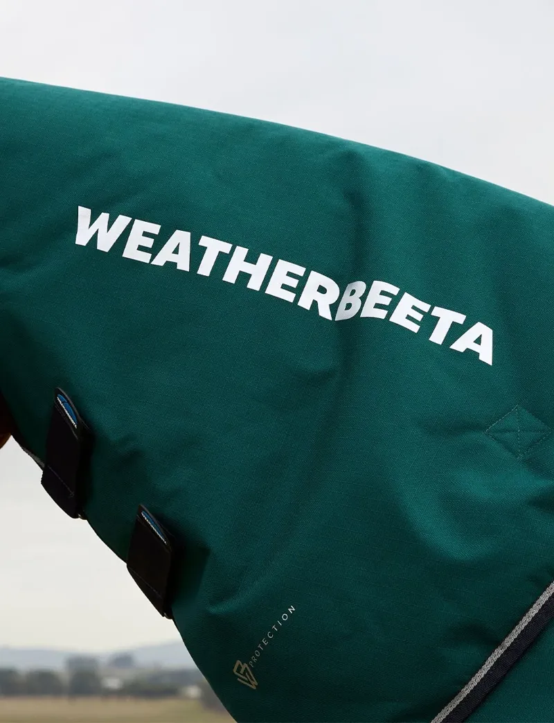 WeatherBeeta ComFiTec Plus Dynamic 360g Turnout Detach-A-Neck - Forest Green/Navy-4