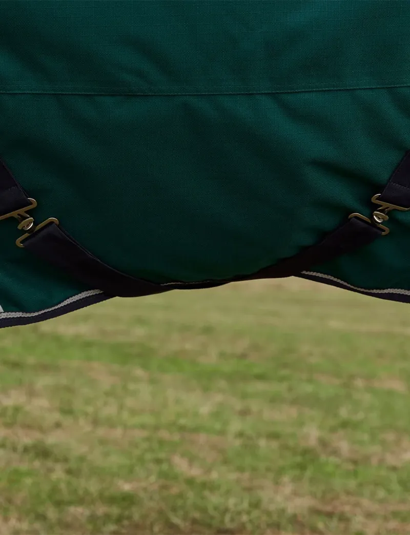 WeatherBeeta ComFiTec Plus Dynamic 360g Turnout Detach-A-Neck - Forest Green/Navy-6