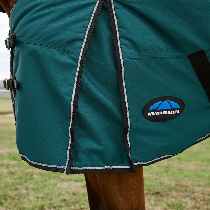 WeatherBeeta ComFiTec 360g Classic Turnout Combo Rug - Forest Green/Black-5