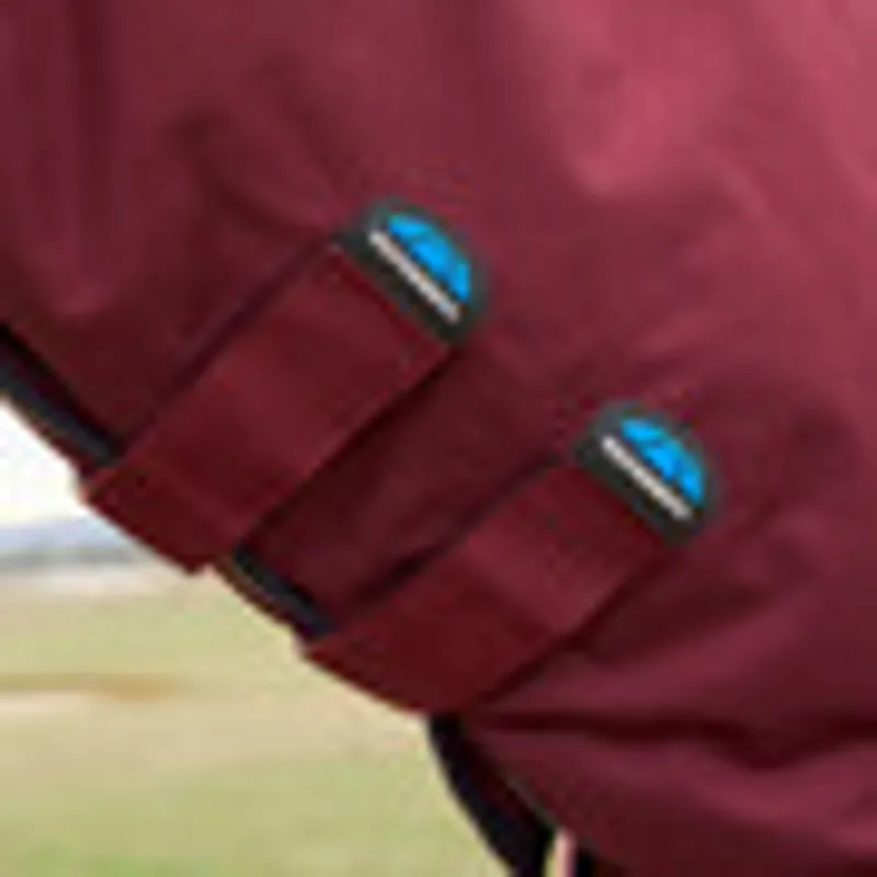 WeatherBeeta ComFiTec Prelim 0g Combo Turnout Rug - Burgundy/Navy-1