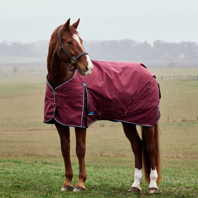 WeatherBeeta ComFiTec 0g Prelim Turnout Rug - Burgundy/Navy