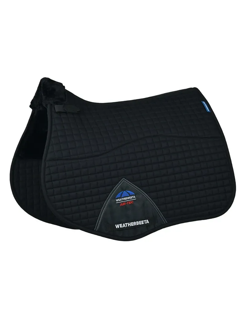 WeatherBeeta Prime Air-Tec Comfy Fleece All Purpose Saddle Pad - Black