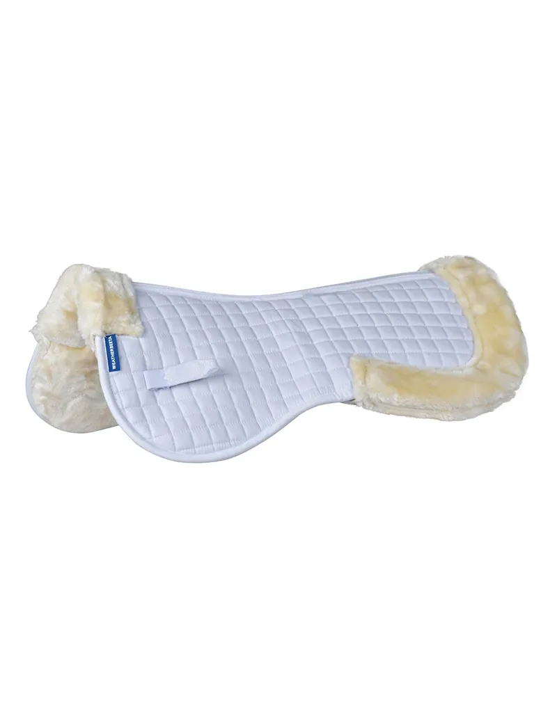 WeatherBeeta Prime Air-Tec Comfy Fleece Half Pad - White/Natural