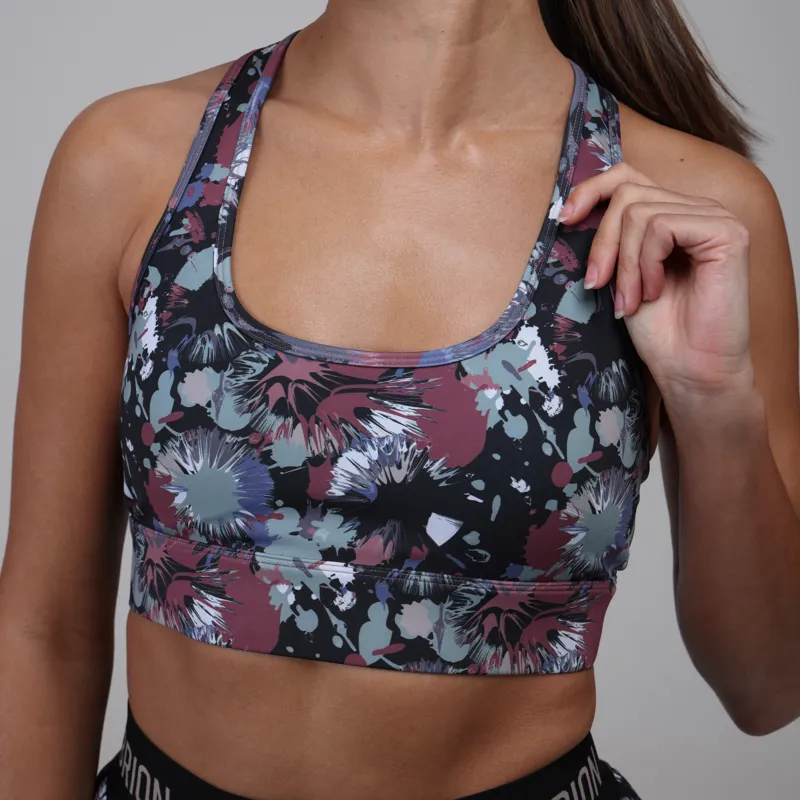 Shires Aubrion React Power Sports Bra - Abstract-2