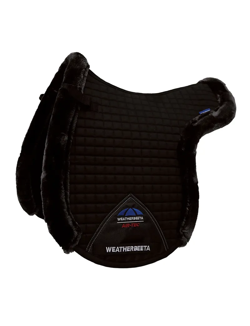 WeatherBeeta Prime Air-Tec Comfy Fleece Trimmed Numnah - Black