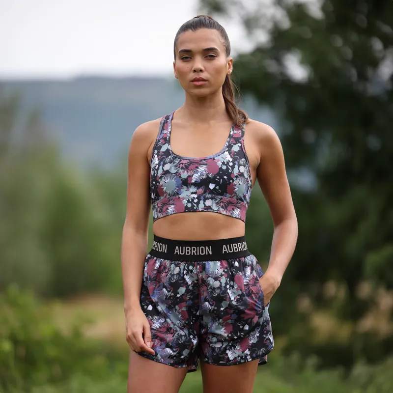 Shires Aubrion React Power Sports Bra - Abstract-4
