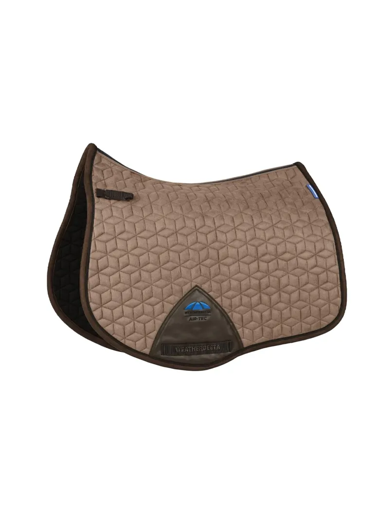 WeatherBeeta Suede Elite Air-Tec All Purpose Saddle Pad - Fawn