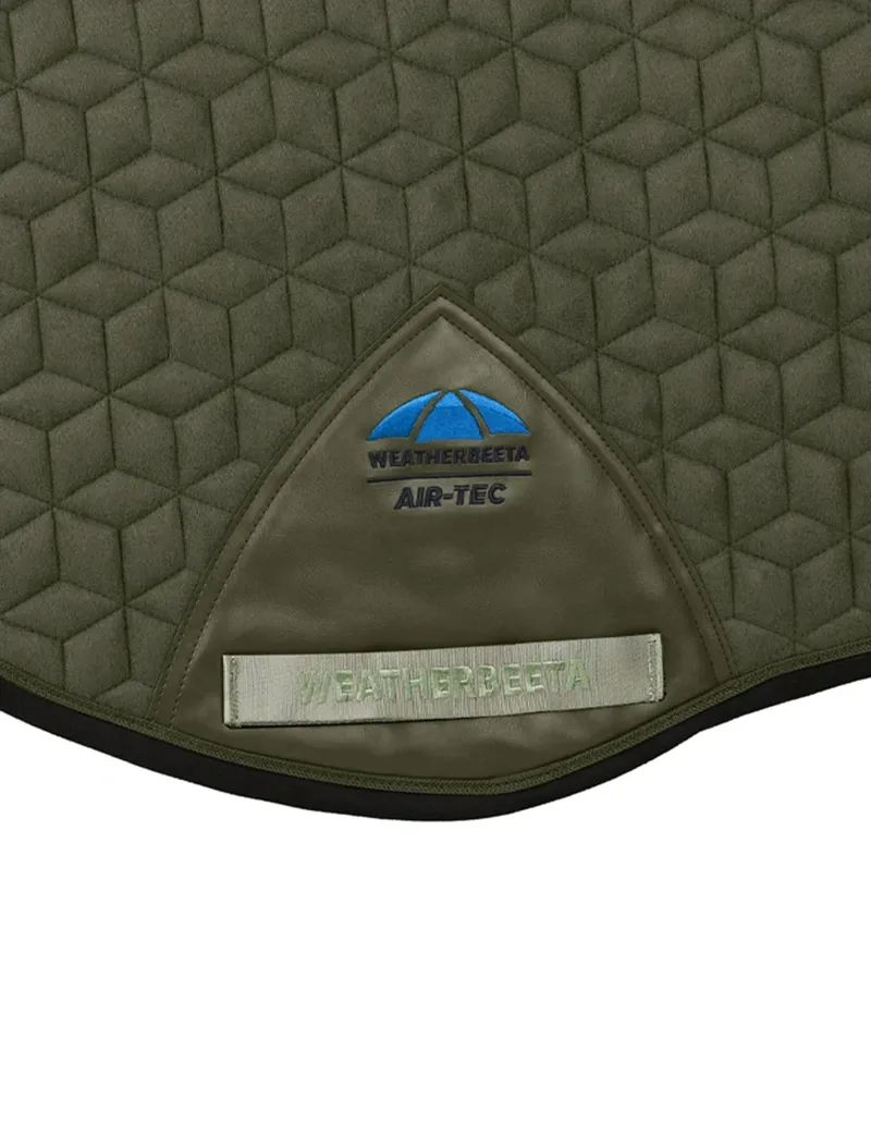 WeatherBeeta Suede Elite Air-Tec All Purpose Saddle Pad - Olive-3