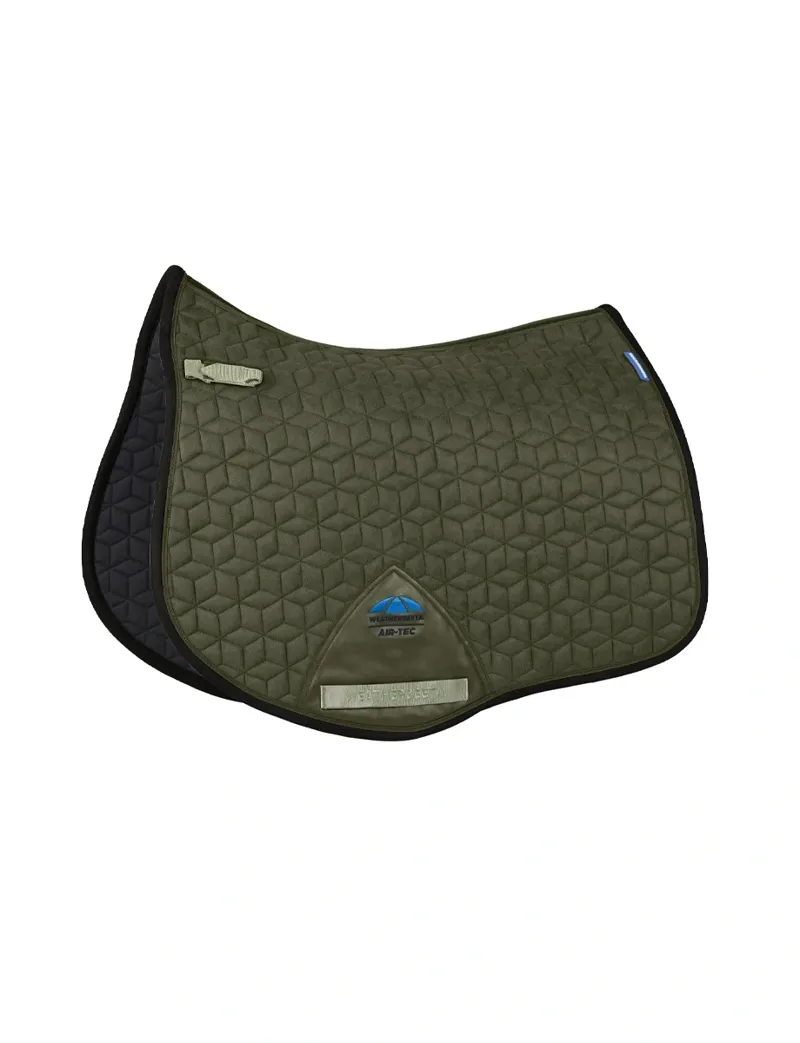 WeatherBeeta Suede Elite Air-Tec All Purpose Saddle Pad - Olive