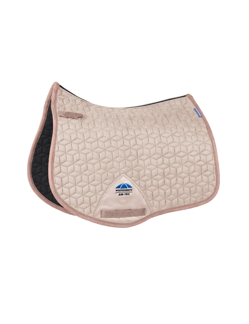 WeatherBeeta Suede Elite Air-Tec All Purpose Saddle Pad - Rose Quartz