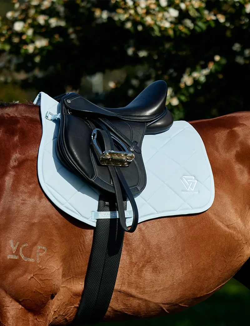 WeatherBeeta Soft Shell Pro 3D Air-Tec All Purpose Saddle Pad - Mist Blue-1