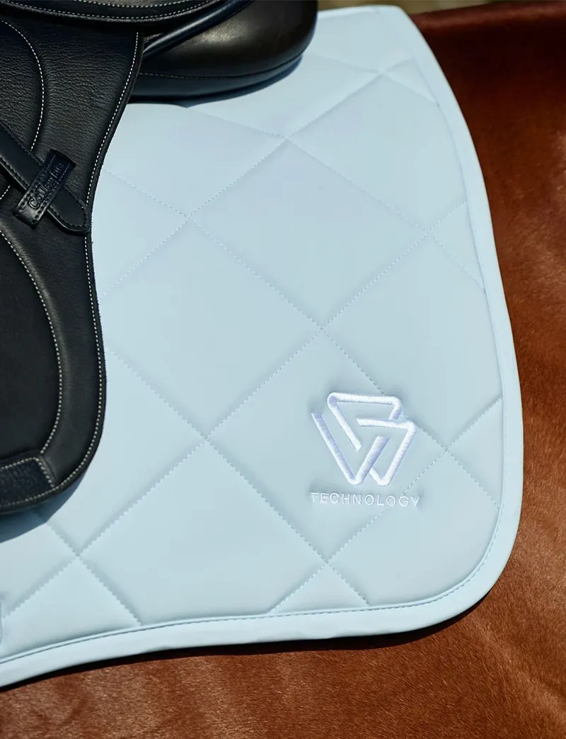 WeatherBeeta Soft Shell Pro 3D Air-Tec All Purpose Saddle Pad - Mist Blue-2