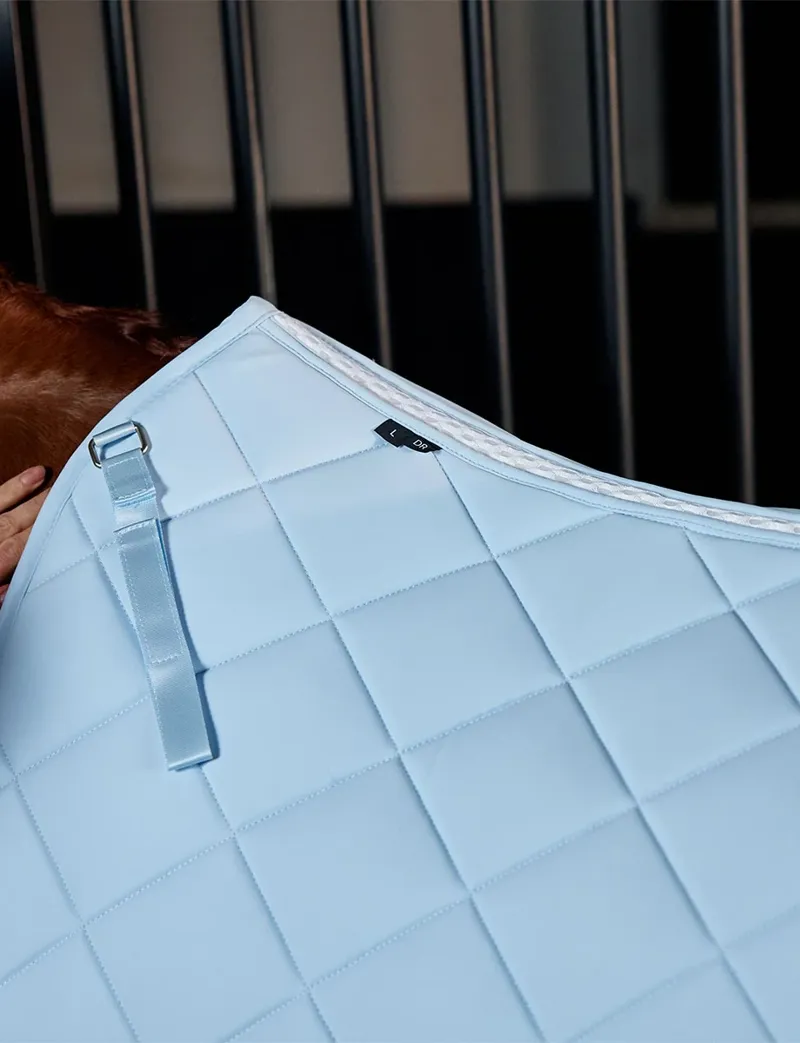 WeatherBeeta Soft Shell Pro 3D Air-Tec Dressage Saddle Pad - Mist Blue-5