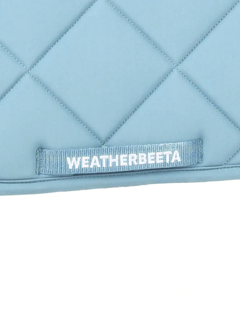 WeatherBeeta Soft Shell Pro 3D Air-Tec Dressage Saddle Pad - Mist Blue-1