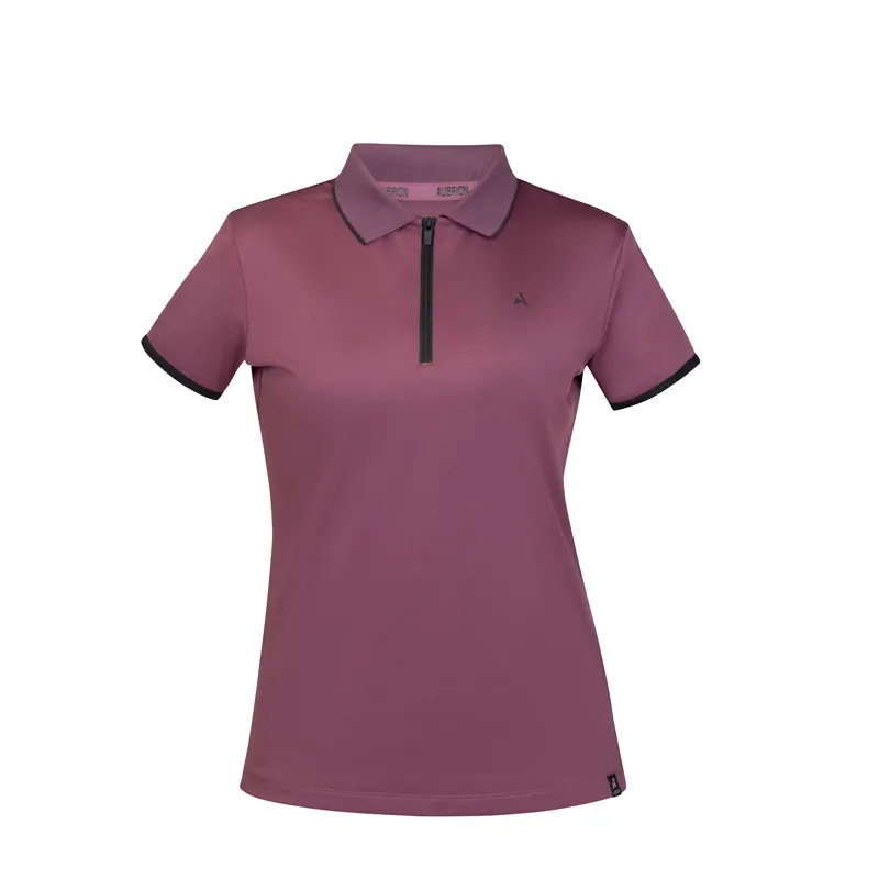 Shires Aubrion React Ladies Tech Polo - Mauve