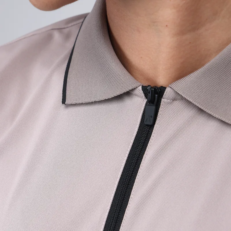 Shires Aubrion React Ladies Sleeveless Tech Polo - Sand-4