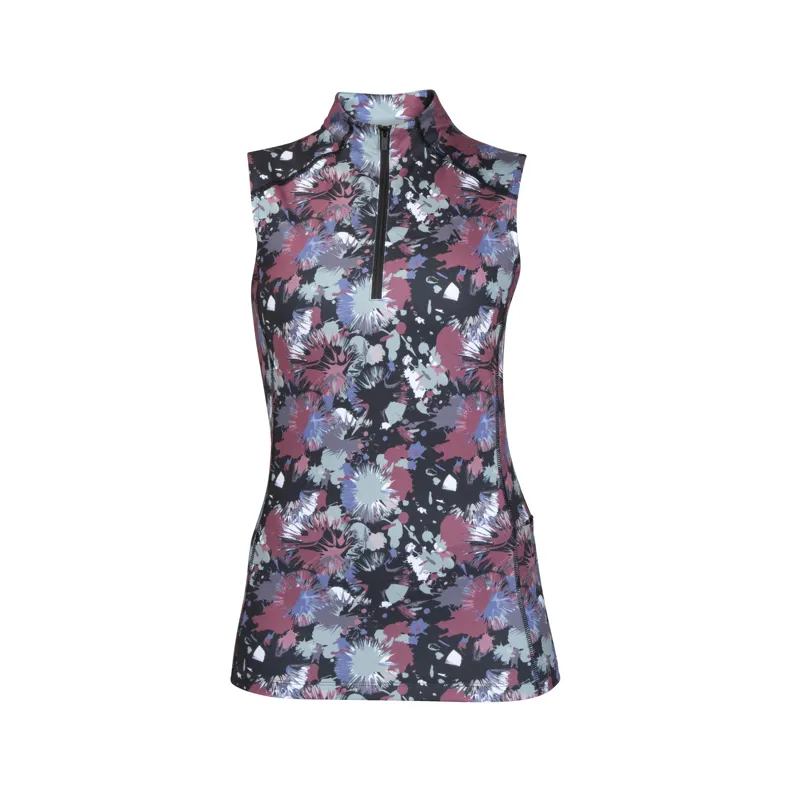 Shires Aubrion React Ladies Sleeveless Base Layer - Abstract