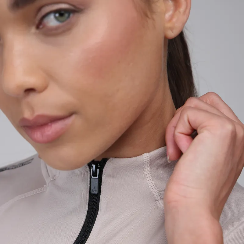 Shires Aubrion React Ladies Sleeveless Base Layer - Sand-3