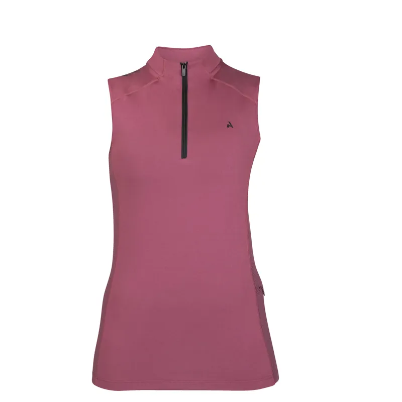 Shires Aubrion React Ladies Sleeveless Base Layer - Mauve