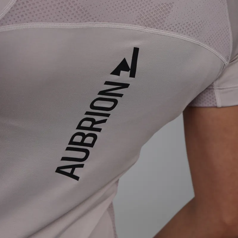 Shires Aubrion React Ladies Short Sleeve Base Layer - Sand-1