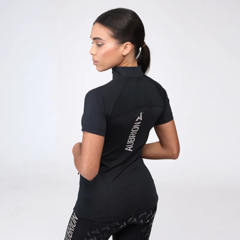 Shires Aubrion React Ladies Short Sleeve Base Layer - Shadow-6