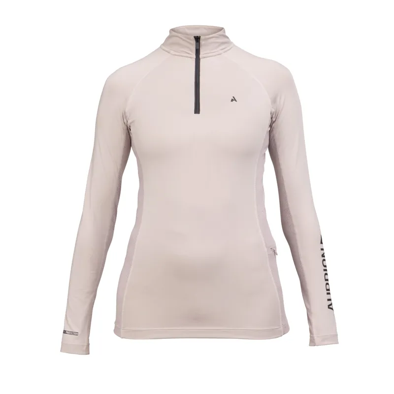 Shires Aubrion React Ladies Long Sleeve Base Layer - Sand