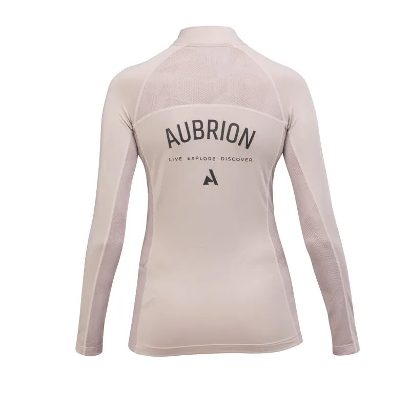 Shires Aubrion React Ladies Long Sleeve Base Layer - Sand-1
