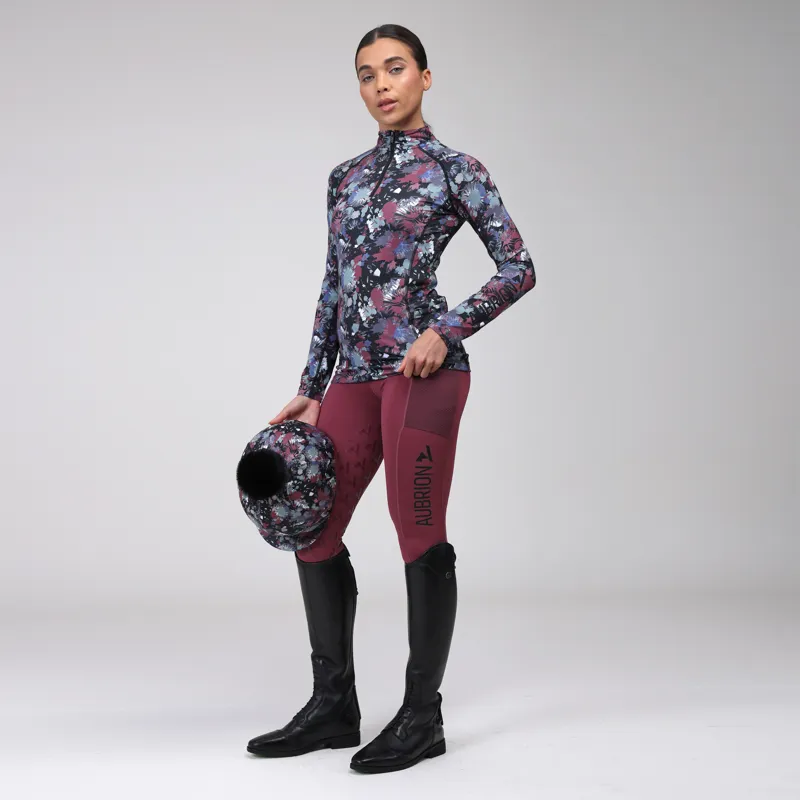 Shires Aubrion React Ladies Long Sleeve Base Layer - Abstract-6