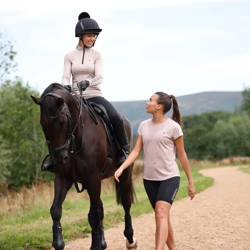 Shires Aubrion React Ladies Long Sleeve Base Layer - Sand-4