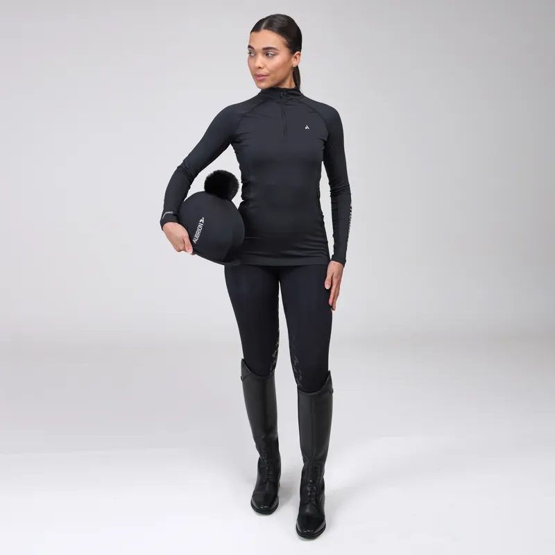 Shires Aubrion React Ladies Long Sleeve Base Layer - Shadow-2