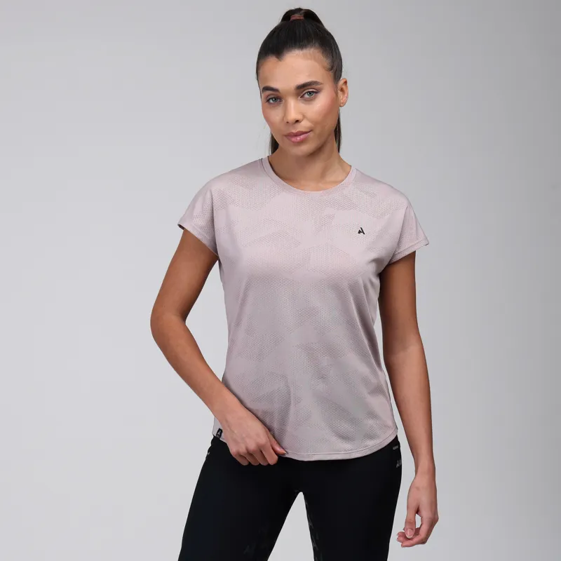 Shires Aubrion React Ladies Tech T-Shirt - Sand-7