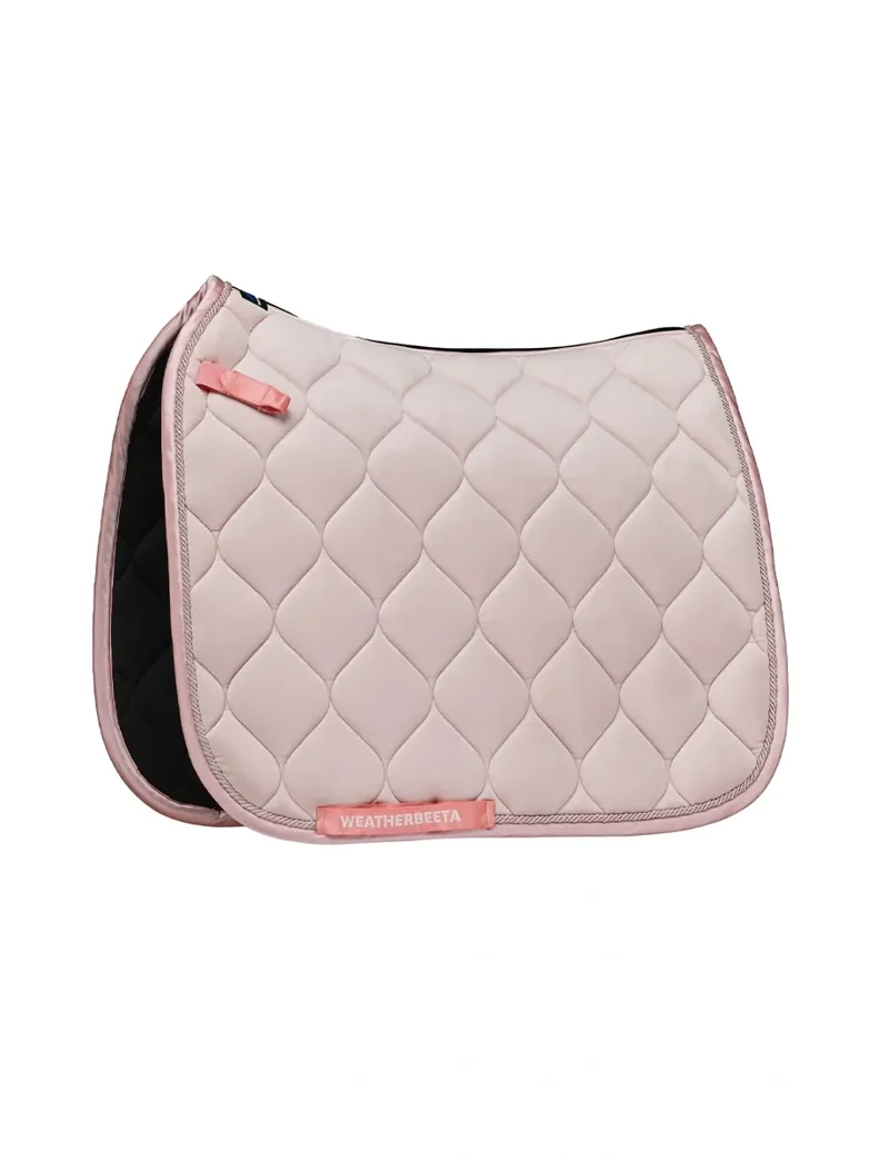 WeatherBeeta Velvet Dressage Saddle Pad - Pink