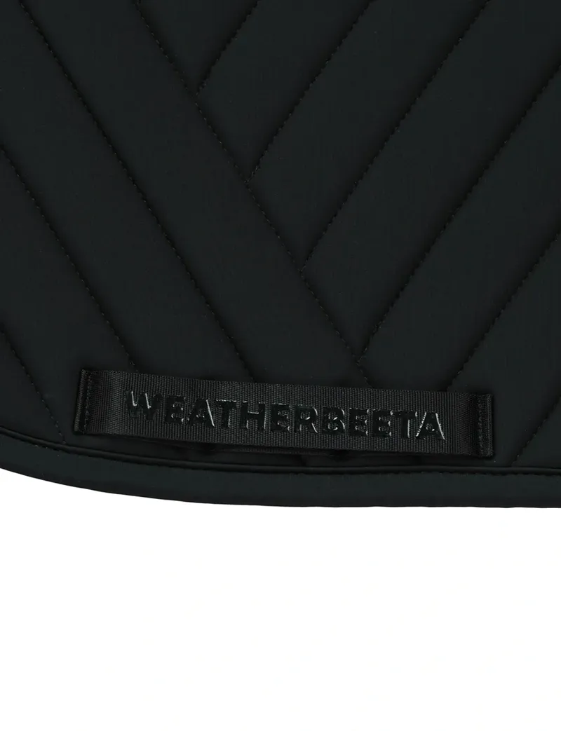 WeatherBeeta Softshell Pro Grip Dressage Saddle Pad - Black-4